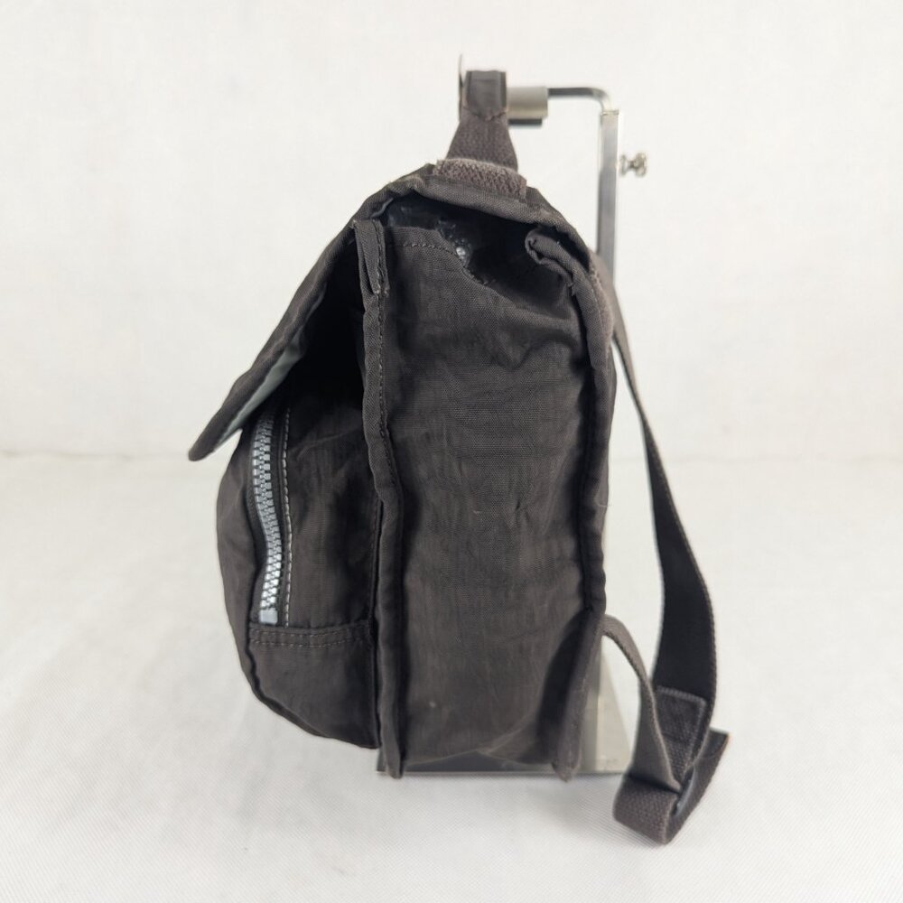 Kipling Brown Backpack - Classic Nylon Bag - Used - Buy Now - Ships Fast - Picture 3 of 13